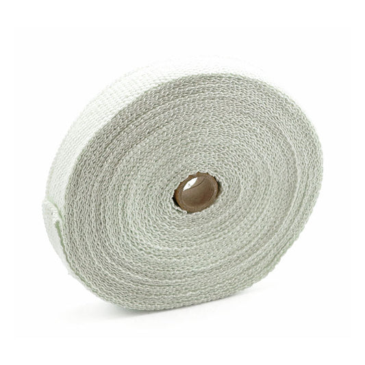 Exhaust Insulating Wrap. 1" Wide White