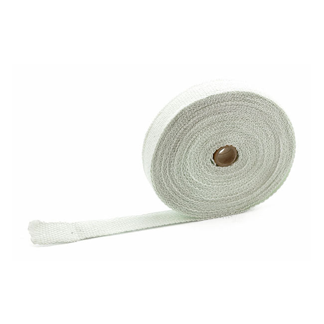 Exhaust Insulating Wrap. 1" Wide White