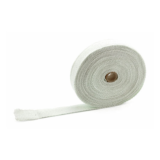 Exhaust Insulating Wrap. 1" Wide White