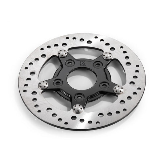Kustom Tech front right brake rotor 8.5" stainless, black centre - Kustom Tech motorcycle part