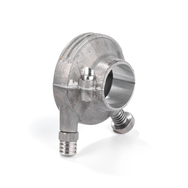 Kustom Tech 7/8" Deluxe throttle housing. Raw aluminium - Kustom Tech motorcycle part