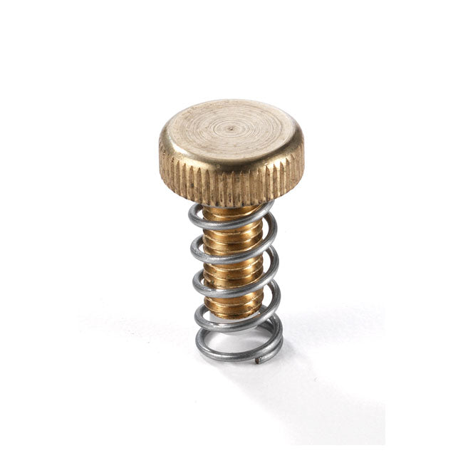 Kustom Tech brass tension screw & spring - Kustom Tech motorcycle part