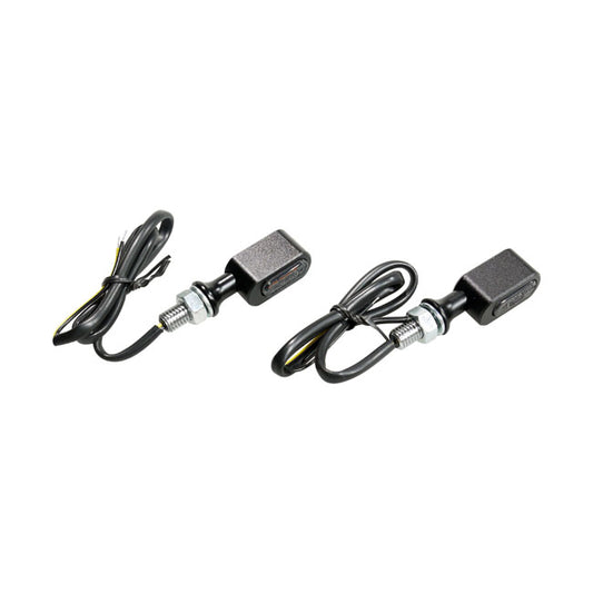 Fastline, LED Turn Signal Set. Black, Smoke Lens