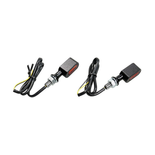Fastline, LED 3-1 Taillight/turn Signals. Black/amber Lens