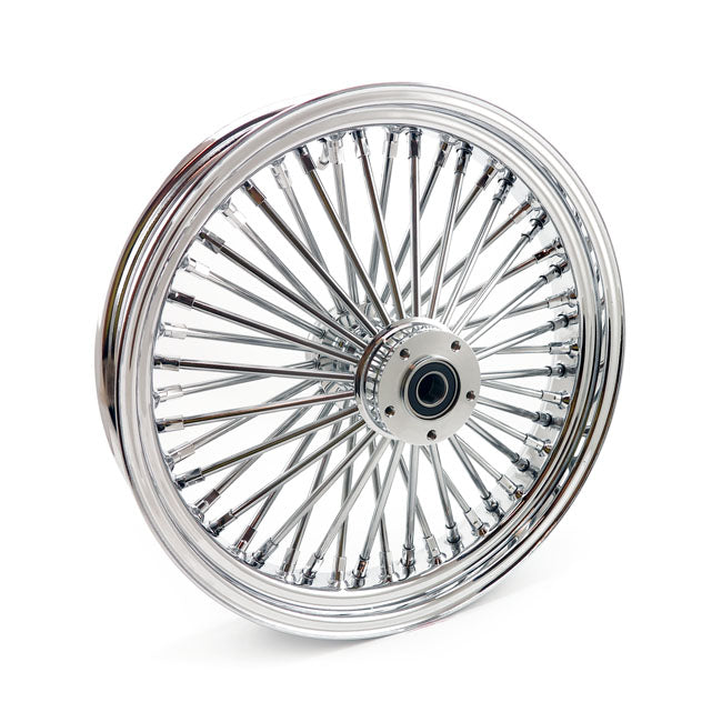 Radial 48 Fat Spoke Front Wheel 3.50 X 18 DF Chrome