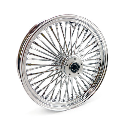 Radial 48 Fat Spoke Front Wheel 3.50 X 18 DF Chrome