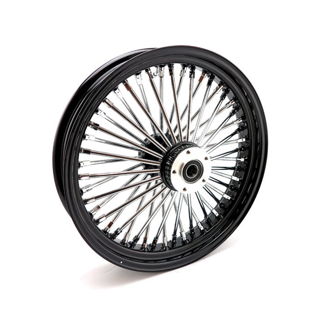 Radial 48 Fat Spoke Front Wheel 3.50 X 18 DF Black