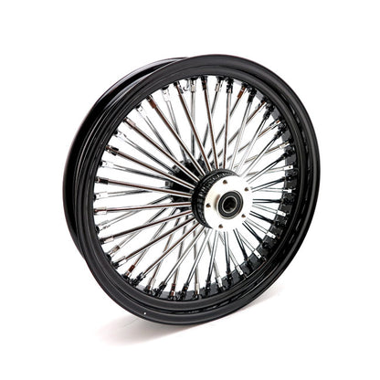Radial 48 Fat Spoke Front Wheel 3.50 X 18 DF Black