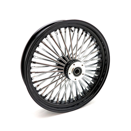 Radial 48 Fat Spoke Front Wheel 3.50 X 18 DF Black
