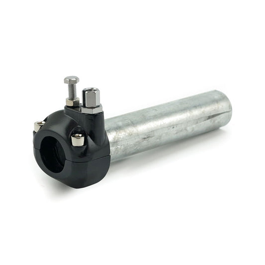 Universal Metal Throttle Grip 7/8" Handlebars, Black