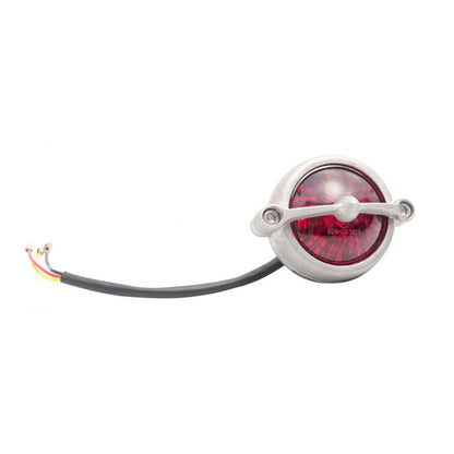 Motone, Bel Air LED Taillight. Shot Blast, No Bracket. ECE