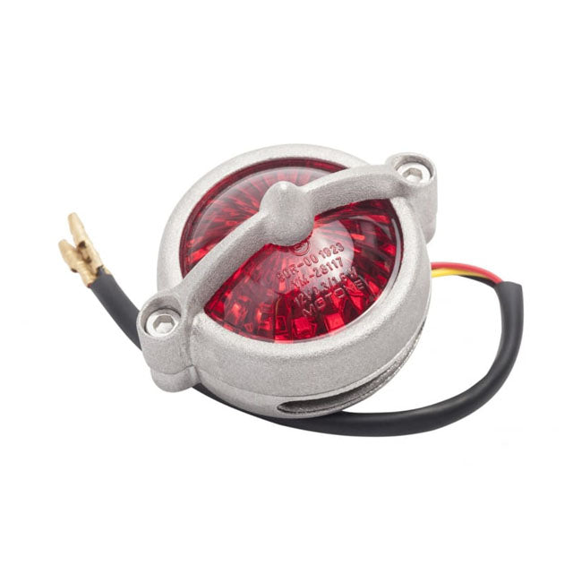 Motone, Bel Air LED Taillight. Shot Blast, No Bracket. ECE
