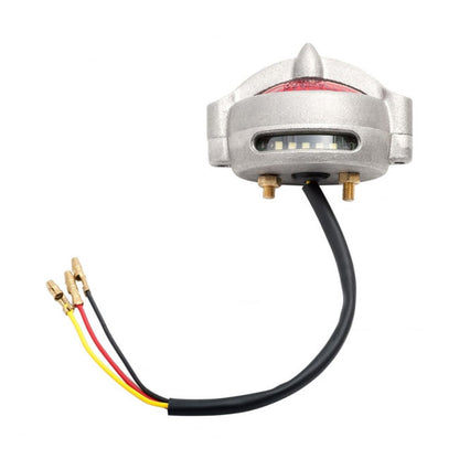 Motone, Bel Air LED Taillight. Shot Blast, No Bracket. ECE
