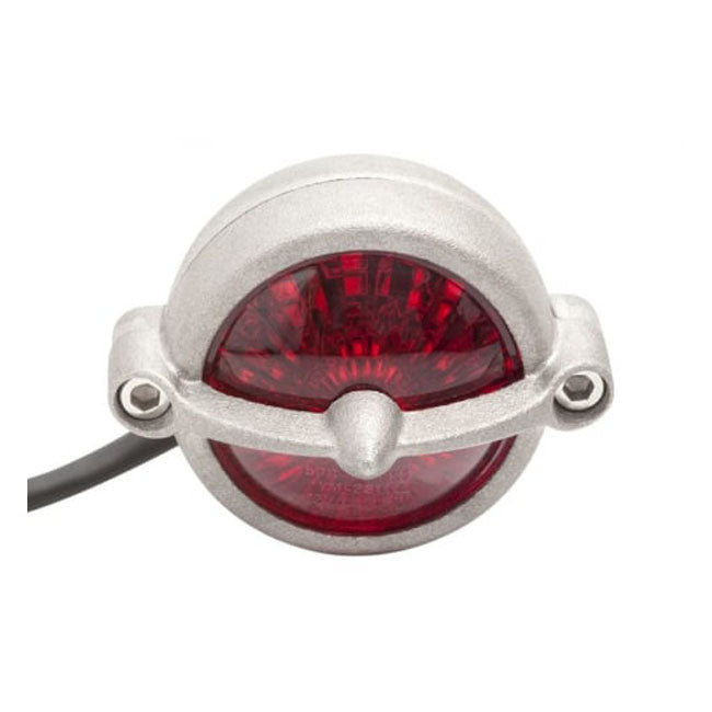 Motone, Bel Air LED Taillight. Shot Blast, No Bracket. ECE
