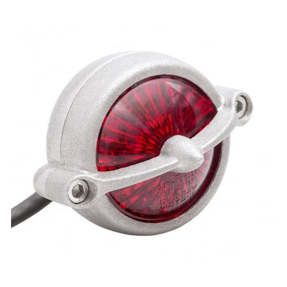 Motone, Bel Air LED Taillight. Shot Blast, No Bracket. ECE