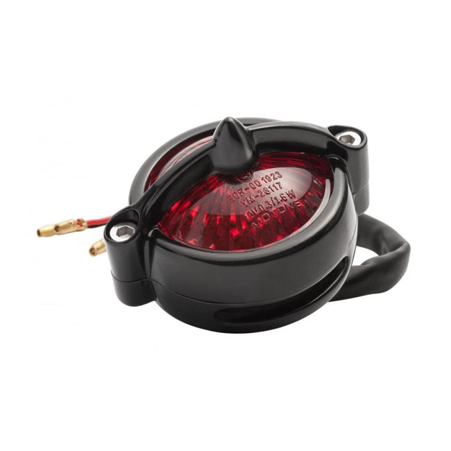Motone, Bel Air LED Taillight. Black, No Bracket. ECE