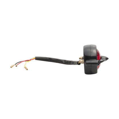 Motone, Bel Air LED Taillight. Black, No Bracket. ECE