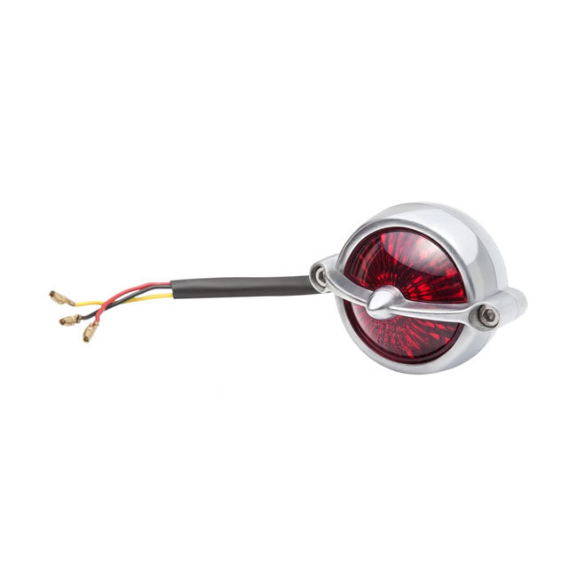 Motone, Bel Air LED Taillight. Polished, No Bracket. ECE