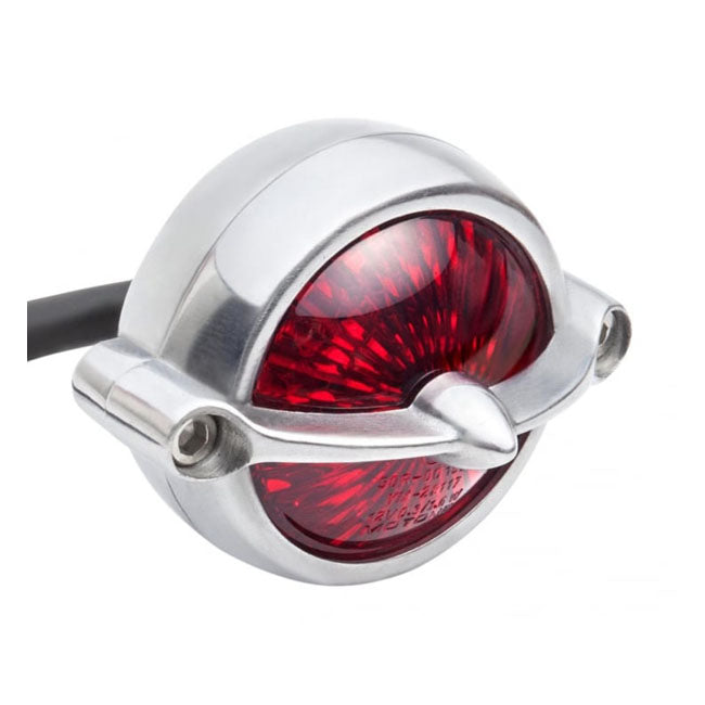Motone, Bel Air LED Taillight. Polished, No Bracket. ECE