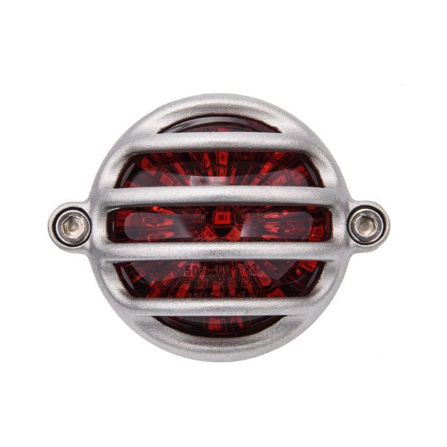 Motone, Lecter LED Taillight. Shot Blast, No Bracket. ECE