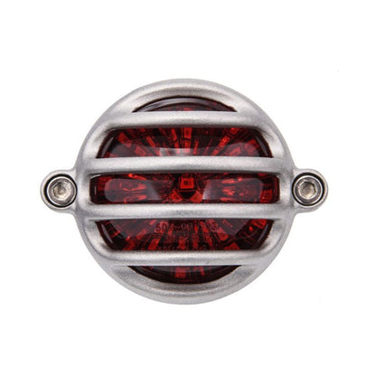 Motone, Lecter LED Taillight. Shot Blast, No Bracket. ECE