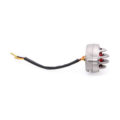 Motone, Lecter LED Taillight. Shot Blast, No Bracket. ECE