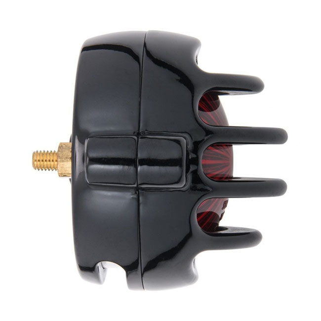 Motone, Lecter LED Taillight. Black, No Bracket. ECE