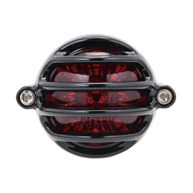 Motone, Lecter LED Taillight. Black, No Bracket. ECE