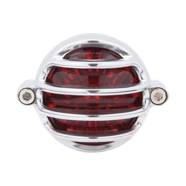 Motone, Lecter LED Taillight. Polished, No Bracket. ECE