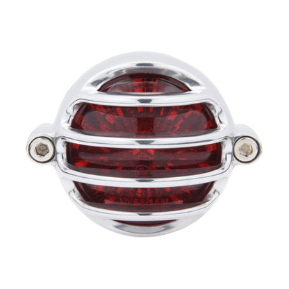 Motone, Lecter LED Taillight. Polished, No Bracket. ECE