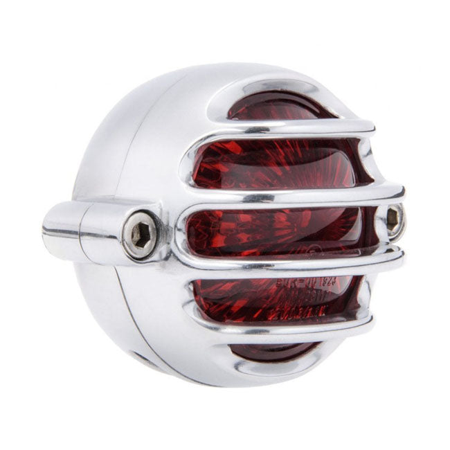 Motone, Lecter LED Taillight. Polished, No Bracket. ECE