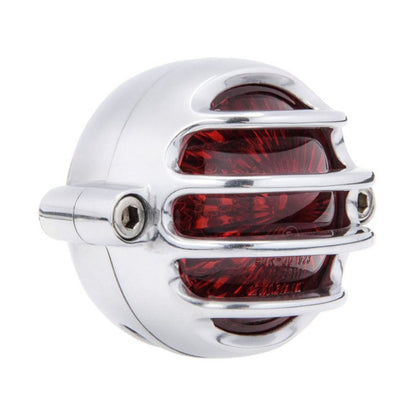 Motone, Lecter LED Taillight. Polished, No Bracket. ECE