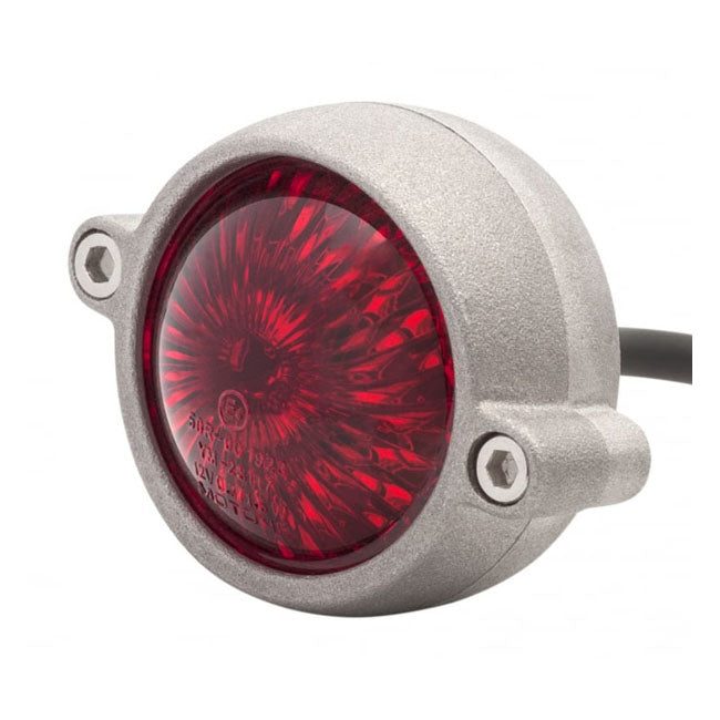 Motone, Eldorado LED Taillight. Shot Blast, No Bracket. ECE