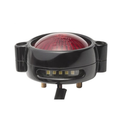 Motone, Eldorado LED Taillight. Black, No Bracket. ECE