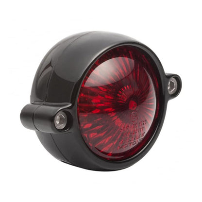 Motone, Eldorado LED Taillight. Black, No Bracket. ECE