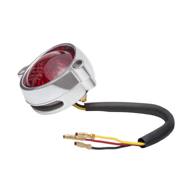 Motone, Eldorado LED Taillight. Polished, No Bracket. ECE