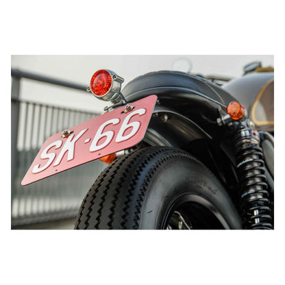 Motone, Eldorado LED Taillight. Polished, No Bracket. ECE