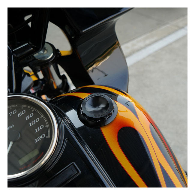Arlen Ness, Gas Cap 12-Point. Black