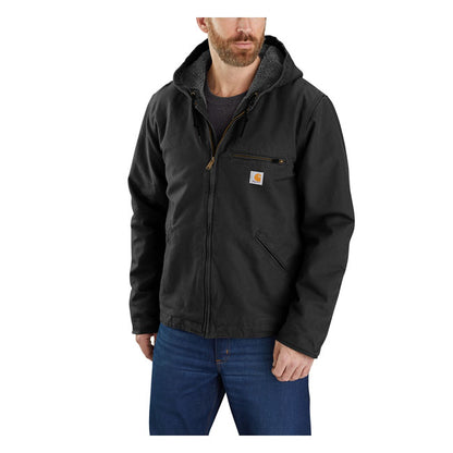 Carhartt Washed Duck Lined Jacket Black - Carhartt product image 2