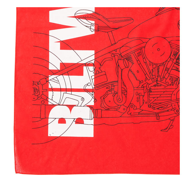 Biltwell Pan bandana red from Biltwell at Pedro’s Parts