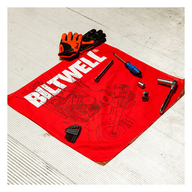 Biltwell Pan bandana red from Biltwell at Pedro’s Parts