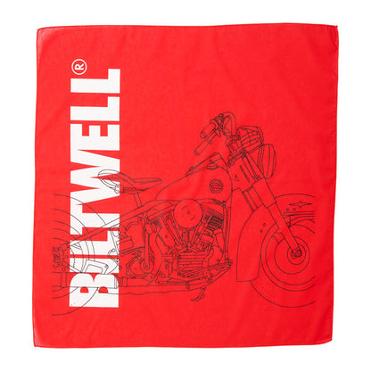Biltwell Pan bandana red from Biltwell at Pedro’s Parts