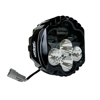 Custom Dynamics Shark Demon LED Headlamp unit - Custom Dynamics headlamp kits at Pedro's Parts