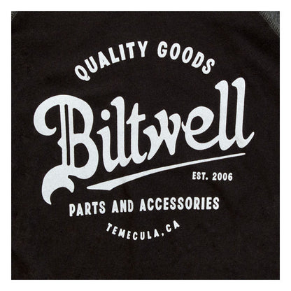 Biltwell Script baseball female shirt from Biltwell at Pedro’s Parts