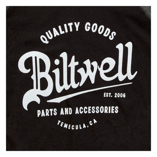 Biltwell Script baseball female shirt from Biltwell at Pedro’s Parts