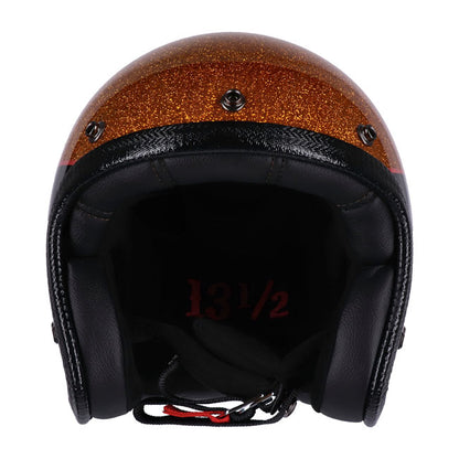 13 1/2 Skull bucket helmet Superior metal flake