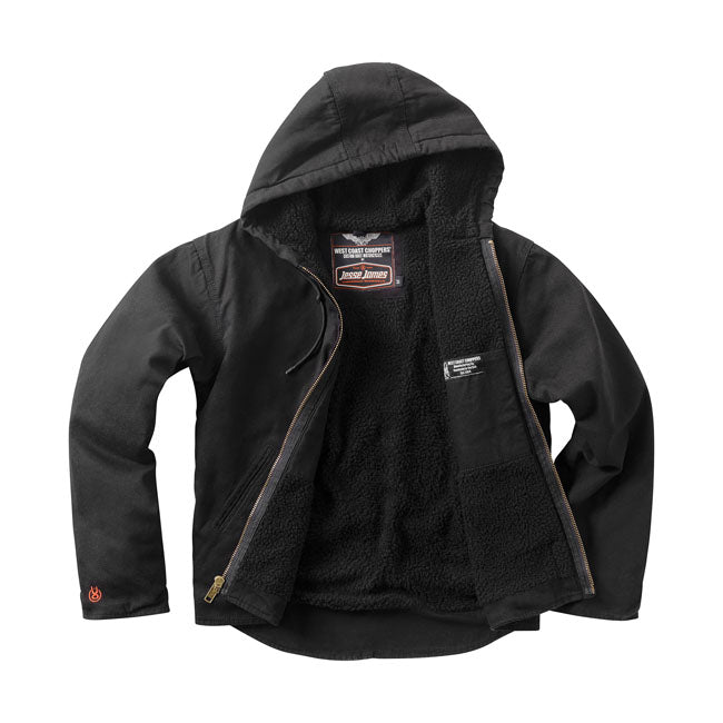 WCC Sherpa Lined Work Jacket Black