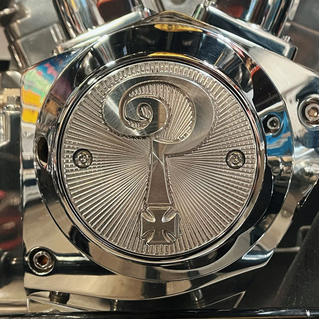 Indian Larry, 'Question Mark' 2-hole Point Cover. Alu