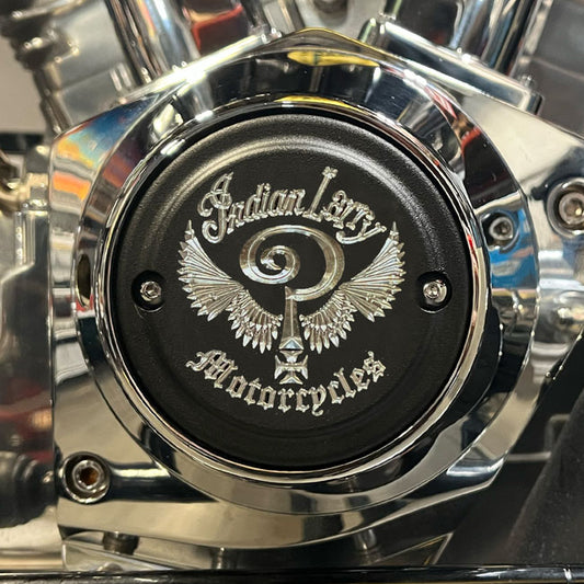 Indian Larry, 'Question Mark' 2-hole Point Cover. Black