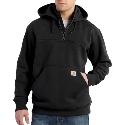 Carhartt Heavyweight Quarter Zip Hoodie Black - Carhartt product image 2